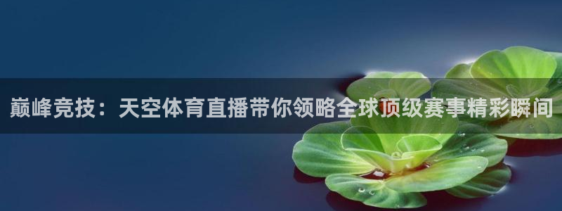巅峰竞技：天空体育直播带你领略全球顶级赛事精彩瞬间